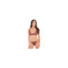 Ensemble 2 pièces  avec soutien-gorge à armatures et string dentelle 